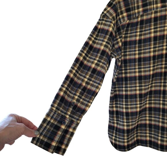 Everlane The Boxy Flannel Shirt Womens Size XS Multi Plaid Button Down NWT - Picture 10 of 11